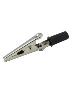 PINZA COCODRILO NEGRA CON TORNILLO 58mm