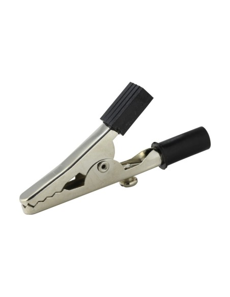 PINZA COCODRILO NEGRA CON TORNILLO 63mm