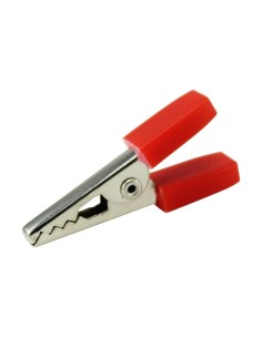 PINZA COCODRILO MINI ROJA 36mm
