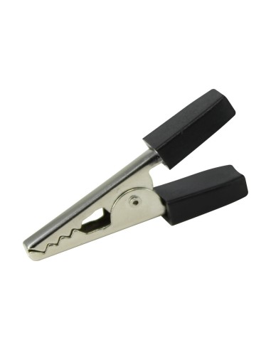 PINZA COCODRILO MINI NEGRA 36mm