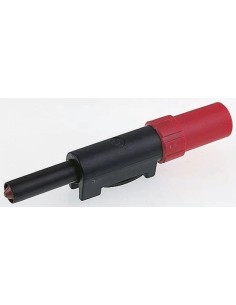 BANANA ROJA SEGURIDAD HIRSCHMAN AISLADA 16A 60V