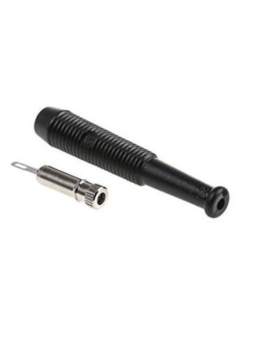 BANANA HEMBRA NEGRA AEREA 2mm HIRSCHMAN 6A 60V