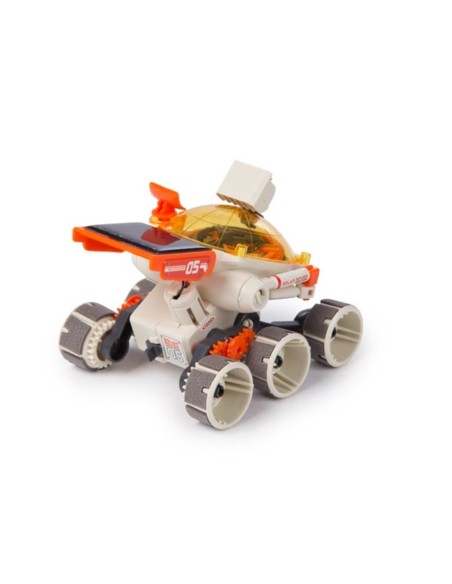 Kit de construcción educativa, rover lunar, energía solar