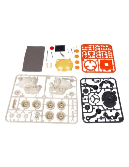 Kit de construcción educativa, rover lunar, energía solar