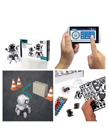 Kit de construcción educativa, Robot Tobbie II, Micro: Bit