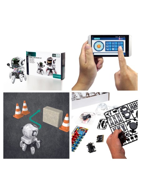 Kit de construcción educativa, Robot Tobbie II, Micro: Bit