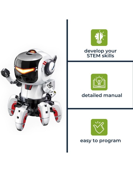 Kit de construcción educativa, Robot Tobbie II, Micro: Bit