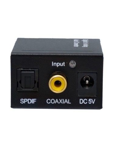 Conversor audio digital & fibra óptica a Audio Analógico & Salida Jack 3.5mm