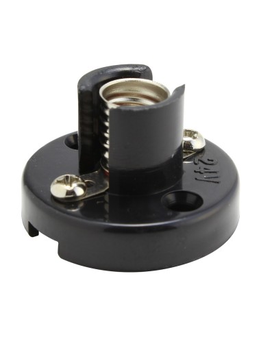 PORTALAMPARAS E-10 CON TORNILLO