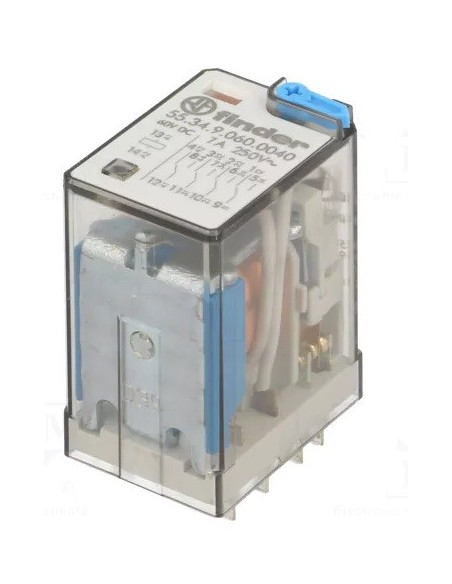 RELE DE 4 CIRCUITO CONMUTADOS 60VDC 7A MAX.15A