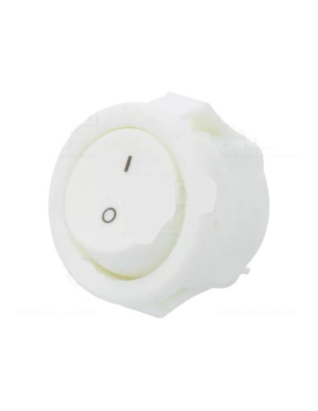 INTERRUPTOR ON-OFF 3A 250V BLANCO Ø 15mm