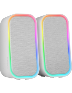 Altavoces Bluetooth MS-OM/20W/2.0/ Blanco