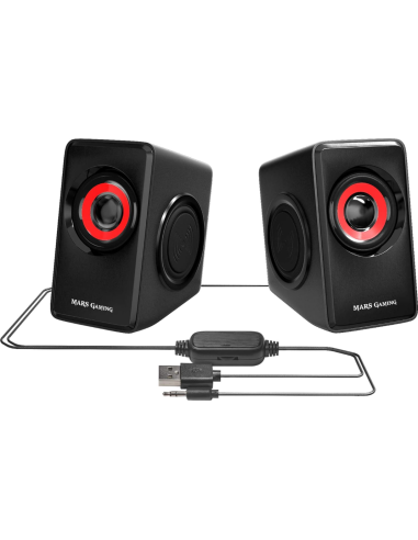 Altavoces 2.0 Tacens 10w rms vibro-subwoofer