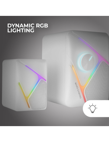 Altavoces MS-H21/35W/2.1/ Blancos