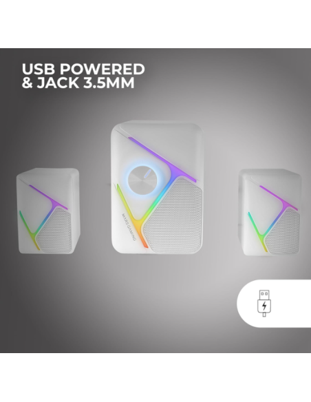 Altavoces MS-H21/35W/2.1/ Blancos