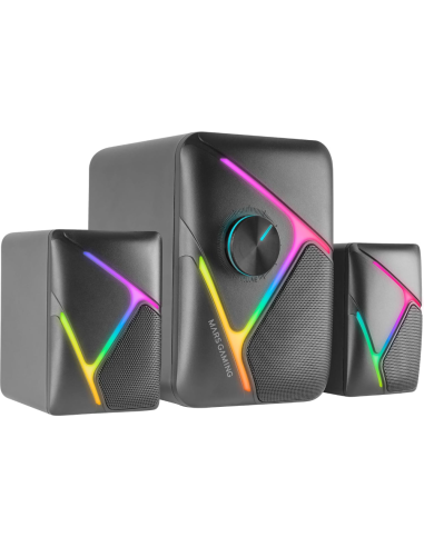 Altavoces MS-H21/ 35W/2.1/ Negro