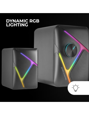 Altavoces MS-H21/ 35W/2.1/ Negro