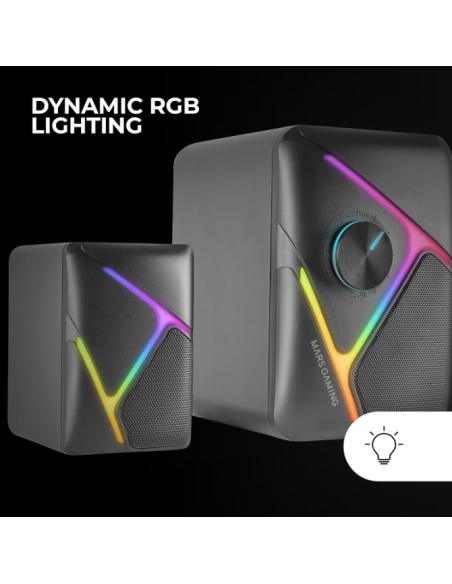 Altavoces MS-H21/ 35W/2.1/ Negro