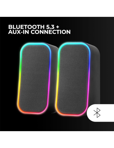 Altavoces Bluetooth MS-OM/ 20W/ 2.0