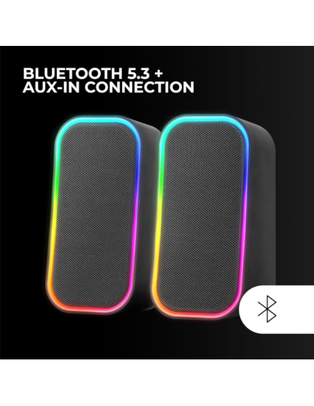 Altavoces Bluetooth MS-OM/ 20W/ 2.0