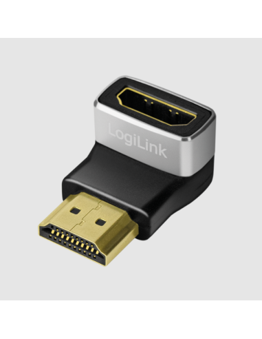 Adaptador HDMI, A/M a A/F, ángulo de 90°, 8K/60 Hz