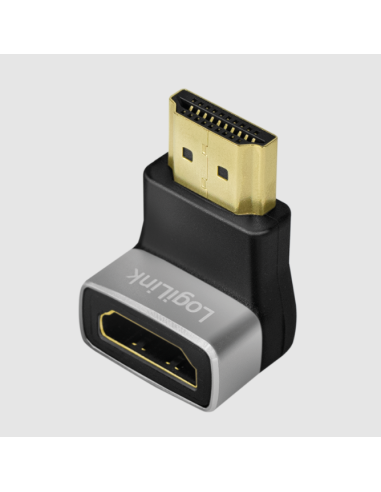 Adaptador HDMI, A/M a A/F, ángulo de 90°, 8K/60 Hz