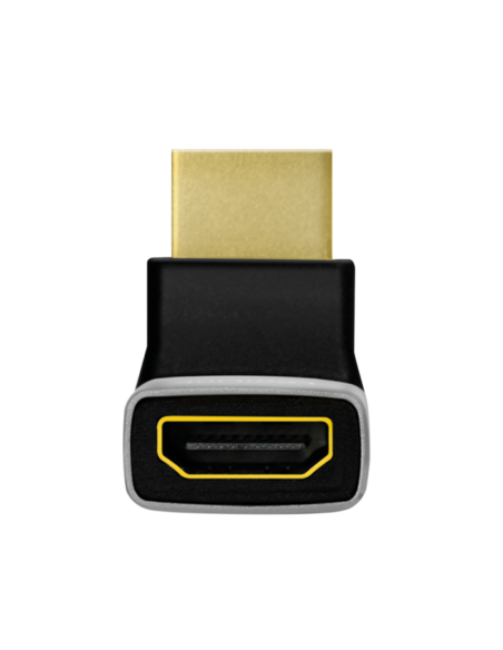 Adaptador HDMI, A/M a A/F, ángulo de 270°, 8K/60 Hz