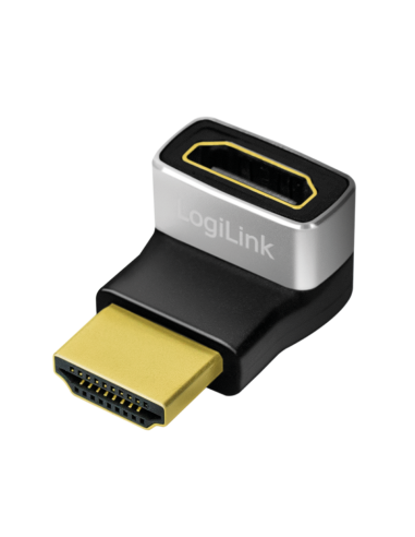 Adaptador HDMI, A/M a A/F, ángulo de 270°, 8K/60 Hz