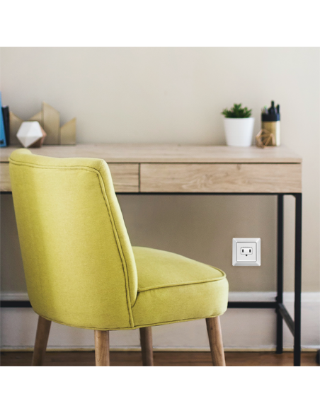 Roseta pared 2x USB-C , 25 W