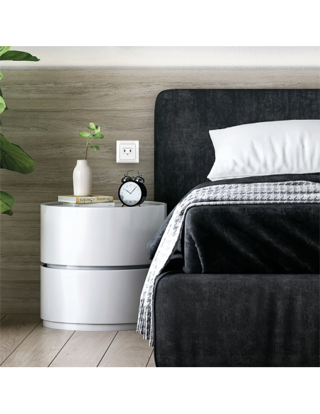 Roseta pared 2x USB-C , 25 W