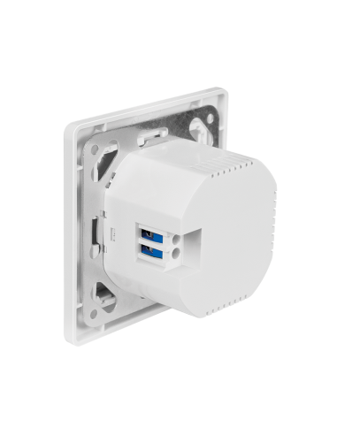 Roseta pared 2x USB-C , 25 W