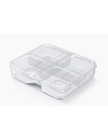 CAJA-ORGANIZADOR DE PLASTICO 4 DIVISIONES