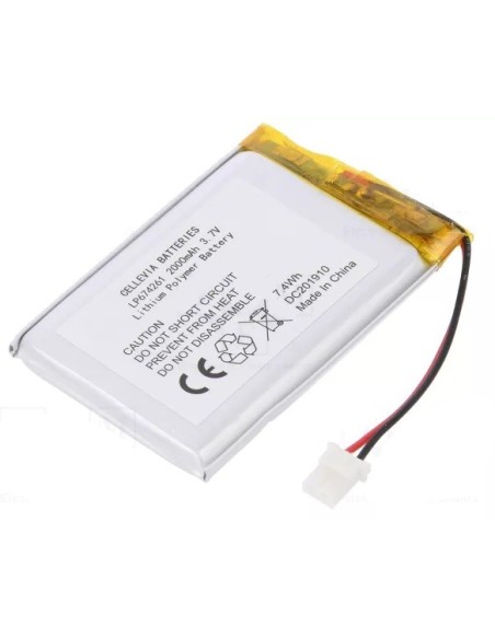 BATERIA LI-PO 3.7V 2000mA 6,7x42x61mm