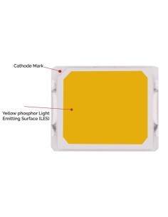 LED SMD 2835 2700K 94Lm 100mA 1W 9V