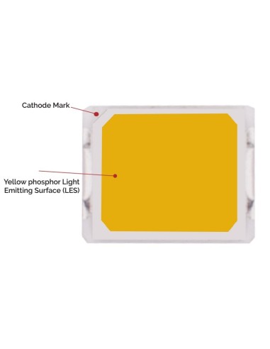 LED SMD 2835 2700K 94Lm 100mA 1W 9V