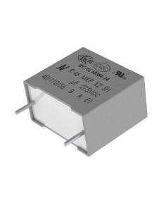 CONDENSADOR DE 2.2µF POLIPROPILENO X2 R46 32x14x28mm 275V~