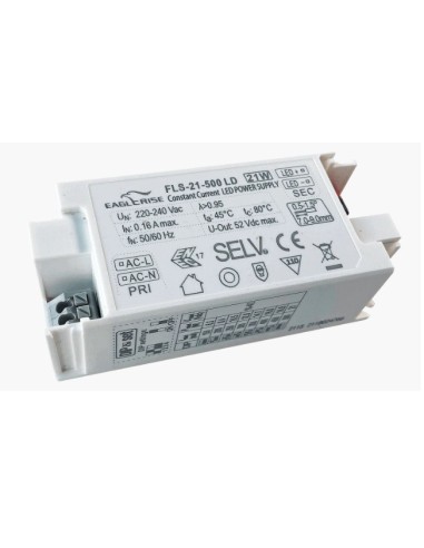 DRIVER LED 150-500mA 10-42V 21W SELECCIONABLE