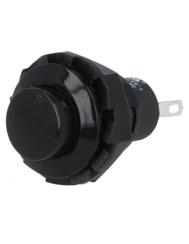 PULSADOR NEGRO N.ABIERTO 1A 250V