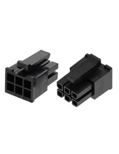 CONECTOR MOLEX MICROFIT 6 VIAS HEMBRA AEREO