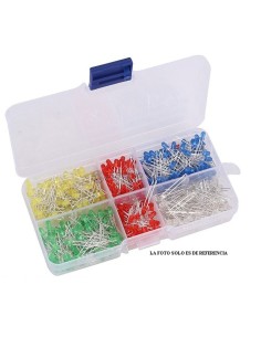 KIT 120 LEDS DIFUSOS DE 5mm & 3mm