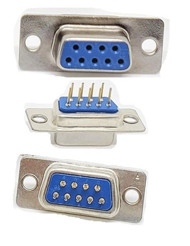 CONECTOR SUB-D HEMBRA 9 CTS PCB RECTO