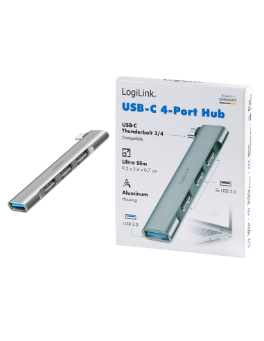 HUB USB-C / 4x USB3.0 18W