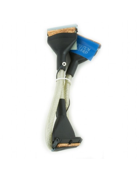 Cable plano redondeado 80 hilos X 3, 62 cm transparente