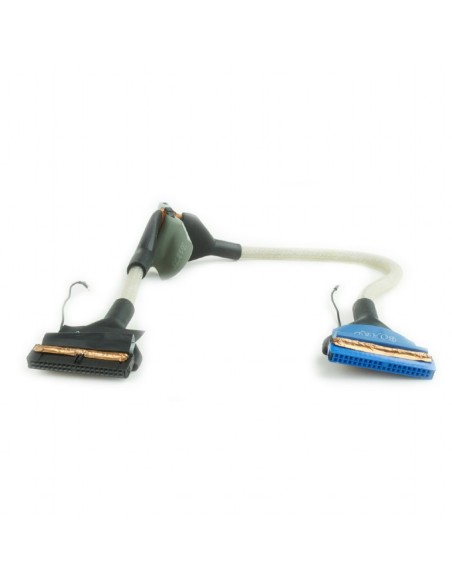 Cable plano redondeado 80 hilos X 3, 62 cm transparente