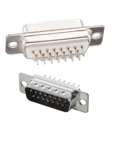 CONECTOR SUB-D MACHO 15CTS. RECTO PARA PCB