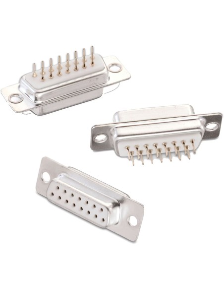 CONECTOR SUB-D HEMBRA 15CTS RECTO PARA PCB