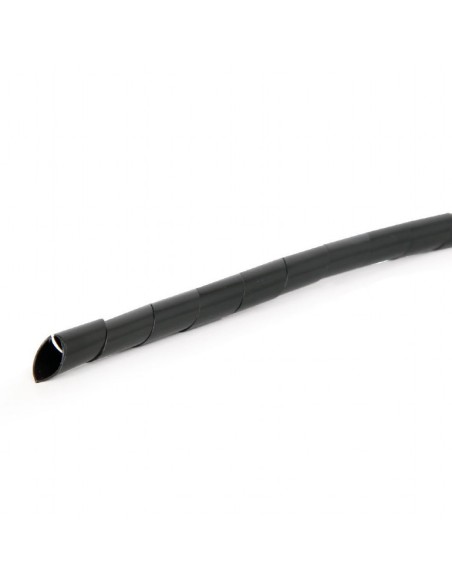 Cable espiral de 12 mm, 10 m, color negro