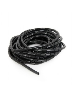 Cable espiral de 12 mm, 10 m, color negro