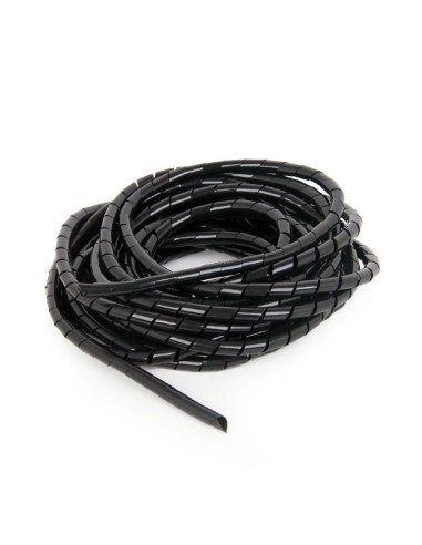 Cable espiral de 12 mm, 10 m, color negro
