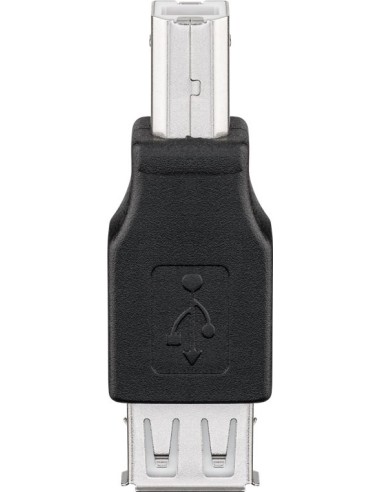 Adaptador USB-A hembra a USB-B macho